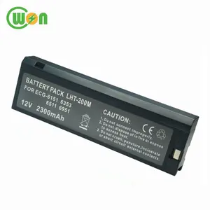 12v 2300mAh replacement battery for Nihon Kohden LCT-1912ANK Cardiofax 8830A ECG-9020 Cardiofax GEM ECG-9130 Cardiofax Q