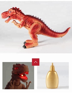 Simulazione giocattolo dinosauro in plastica a spruzzo d'acqua con movimento sonoro leggero - Product Image 4