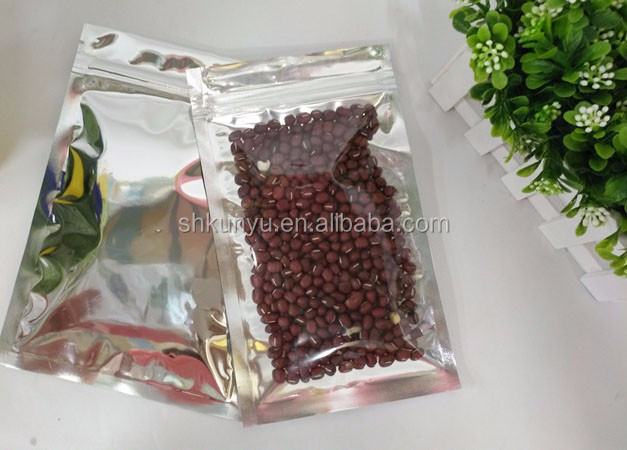 Clear front +silver back