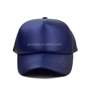 custom design 5 panel leather caps and hats men winter hat baseball promotional blank caps