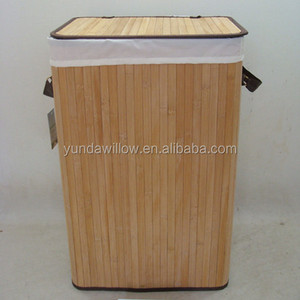 Cesto per Bucato Pieghevole in Bambù per Vestiti Sporchi - Product Image 1