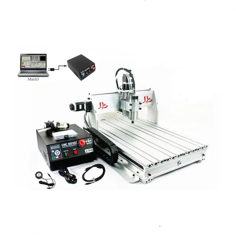 Hướng dẫn sử dụng 6040 3 trục CNC Router Máy khắc 600x400mm cổng USB Mach 3 với 1500W VFD trục chính và tự động kiểm tra công cụ