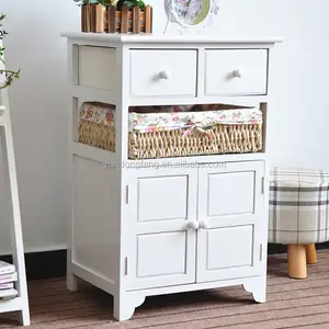 French Shabby Chic Rustic Wooden Cabinet Furniture