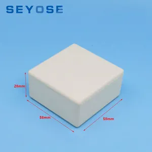 SYS-28 Plastic casing for electronic plastic enclosure diy plastic box for electronics project ABS junction box 58*58*28mm