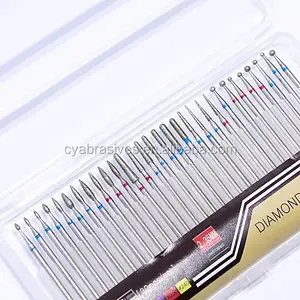 Nail Salon School Cuticle Clean Drill Bit Diamond Burs Stone File Manicure Pedicure Nail Art Tools diamond nail drill bits set