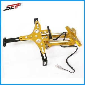 Aluminun Impermeable Scooter Matrícula Soporte Apto Para Universal de La Motocicleta Yamaha <span class=keywords><strong>mt</strong></span> 09 - Product Image 3