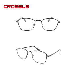 革新的な拡大ファンキーなモノブロックツートンカラーのダブルテンプル滑り止めマット老眼鏡 - Product Image 3