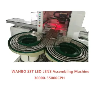 Chasseur d'objectif à LED, machine à assembler des lentilles à LED, ramassage et machine à spot automatique de LED S6LV