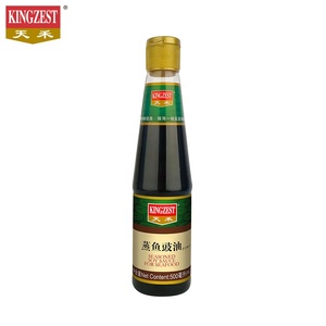 Salsa de soja de pescado embotellado, salsa de soja sazonada para mariscos, 410ml, 500ml - Product Image 2