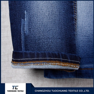 Vải Denim Dệ<span class=keywords><strong>T</strong></span> Kim Giả 95% Cotton 5% Vải Denim Spandex Cho Quần Áo Jeans - Product Image 3