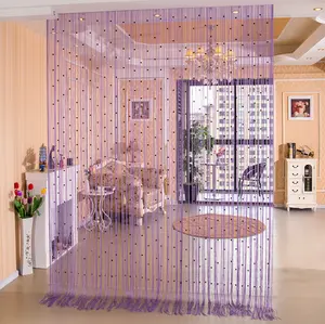 Ceiling Hanging Crystal Glass Bead Curtain For Wedding Decoration