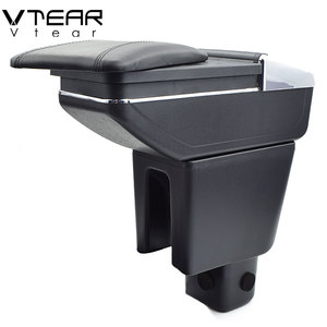 Vtear ที่วางแก้ว Honda Brio 14-18,อุปกรณ์ตกแต่งกล่องที่วางของกลางร้านที่วางแก้วที่เขี่ยบุหรี่ภายในรถ - Product Image 5
