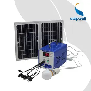 Saip/Saipwell SP1212 DC 12 V Güneş Aydınlatma Açık Küçük Güneş Sistemi 12 V DC Ev Güneş Sistemleri