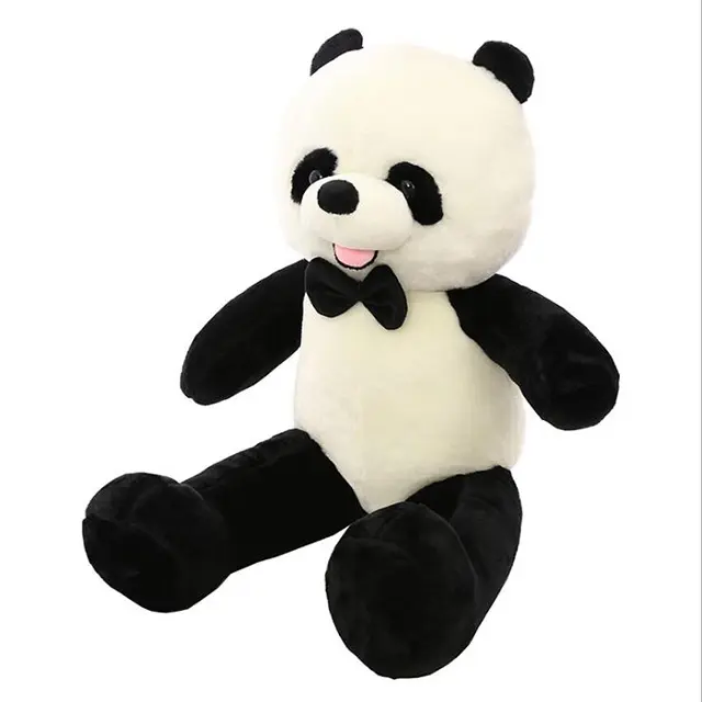 الباندا العملاقة ألعاب من نسيج مخملي كبير أفخم الباندا ضخمة دمية دب الباندا 100 سنتيمتر