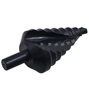 Punta da trapano a gradino HSS di colore nero con gambo a tre piani da 10-45mm mediante processo di nitrurazione - Product Image 5