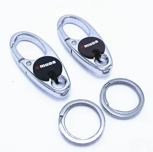 Chất Lượng Cao Giá Thấp Có Thể Thu Vào Giá Cả Cạnh Tranh Bạc Vòng Keychain