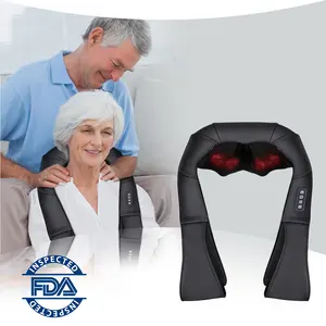 LUYAO 580A masseur de cou multifonctionnel Rechargeable fonction de chauffage sans fil 3D masseur de cou intelligent