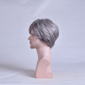 Peluca de pelo corto para <span class=keywords><strong>Cosplay</strong></span> de <span class=keywords><strong>Anime</strong></span>, peluca sintética para fiesta, color negro, butler, gris, <span class=keywords><strong>barato</strong></span>, Bob - Product Image 5