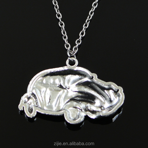 Aleación Collar de plata coche VW bug escarabajo Herbie colgante collar joyería de moda - Product Image 2