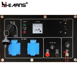 <span class=keywords><strong>5KW</strong></span> 静音型電動空冷式イエローカラーディーゼル発電機、大特価販売中 - Product Image 6