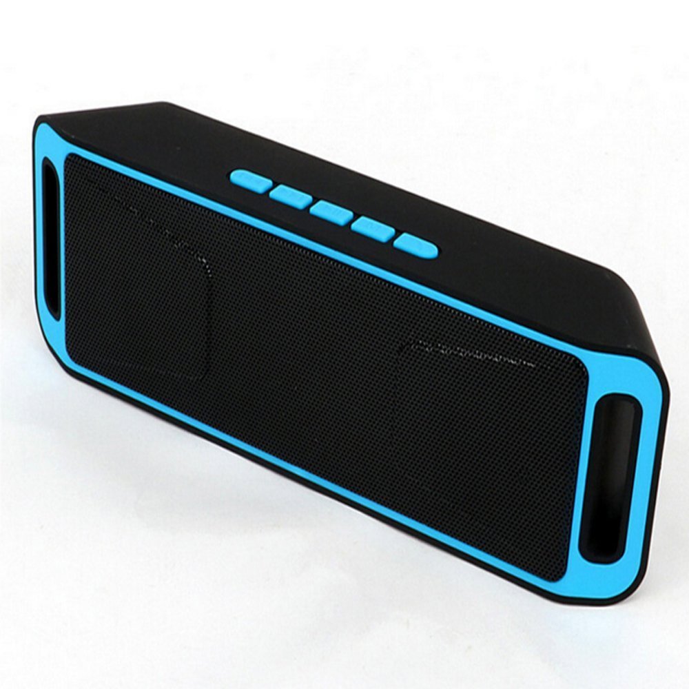 SC208 Mini Portable Bluetooth 5.0 Speaker – Super Bass, Stereo, FM Radio, Orange