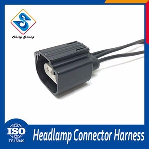 OEM ODM ampoule halogène de voiture 2 broches mâle femelle fil connecteur faisceau de câblage - Product Image 3
