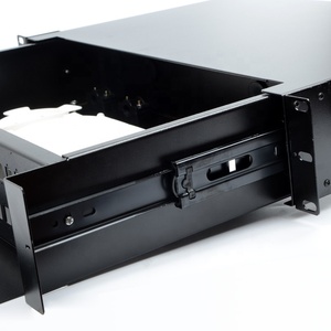 <span class=keywords><strong>2U</strong></span> 19 ''แผงต่อสายไฟเบอร์ออปติกแบบเลื่อนได้กล่องขั้วชนิดลิ้นชัก SC 48พอร์ตสายออปติก - Product Image 3