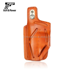 Geweerbloem 100% Echte Koeienhuid Volnerf Leer Verborgen Draagtas Buiten Tailleband Gun <span class=keywords><strong>Holster</strong></span> - Product Image 6