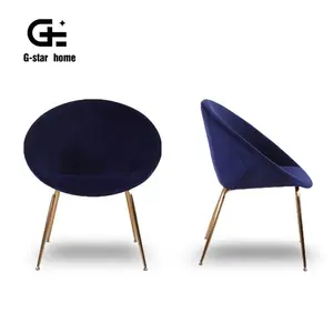 2019 best seller home furniture navy blue fabric beetle dining chair