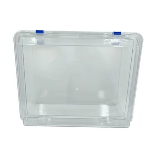 HN-157 25x20x10 cm प्लास्टिक झिल्ली बॉक्स निलंबन मामले कमजोर माल भंडारण के मामले