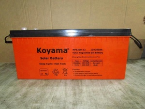 긴 수명 최신 깊은주기 태양 전지 젤 12 볼트 <span class=keywords><strong>200AH</strong></span> - Product Image 2