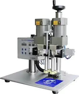 Yuxiang semi automatic table type bottle screw capping machine cap sealing bottle capping chuck capper machine