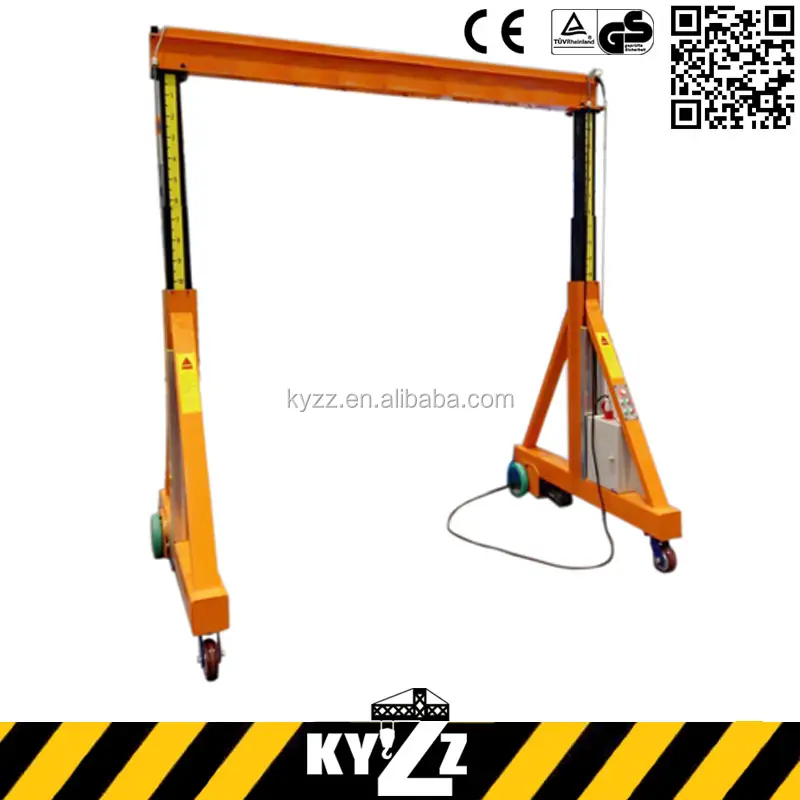 A - Frame Self Propelled แบบเคลื่อนย้ายได้แบบพกพา Gantry Crane