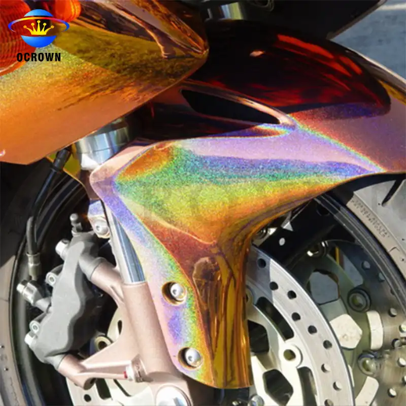 Holographic Color Shift Glitter Powder Đối Với Sơn Xe Sơn