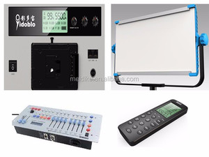 Panneau de lumière à intensité variable Yidoblo A-1200C 100w, 2800K à <span class=keywords><strong>9990K</strong></span>, équipement de tournage de film film vidéo bleu led lumière douce - Product Image 2