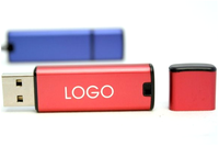 Flashdisk Logam Kustom Antarmuka USB 3.0 Pencetakan yang Dapat Disesuaikan Memori 128MB-64GB Cetak Warna Penuh Ukiran Laser