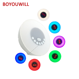 OEM mode Veille Réveil <span class=keywords><strong>ihome</strong></span> Sans Fil Chambre BT Coloré LED haut-parleurs De Lumière De Nuit - Product Image 1
