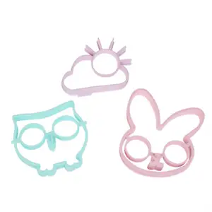 En gros Silicone Lapin Hibou Sunrise Anneau D'oeufs Frits Moule