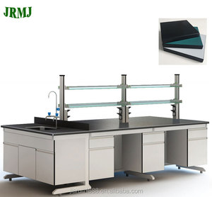 Tavolo centrale da laboratorio per banco di prova da laboratorio personalizzato banco di lavoro da laboratorio in laminato chimico - Product Image 1