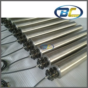 Konik tambur motoru dönüm için makaralı konveyör, motorlu stor kıvrık konveyör - Product Image 5
