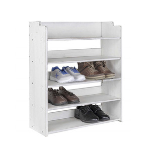 2021 New Modern Design Fashionable Simple 5-Layer <strong>White</strong> <strong>Shoe</strong> <strong>Rack</strong> Display Shelf Wood <strong>Shoe</strong> <strong>Racks</strong> for Living Room Home Furniture - Product Image 2