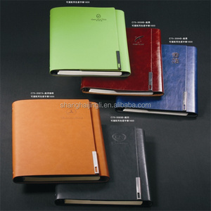 2016 caliente de la pu a4 <span class=keywords><strong>filler</strong></span> cuaderno de cuero con logotipo en relieve de china - Product Image 6