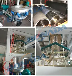 Plastik Film Ekstruder için Plastik Poşetler/HDPE/LDPE Film Darbe Ekstrüzyon Makinesi