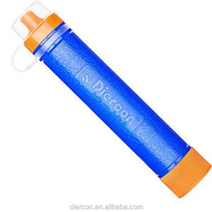 Diercon หลอดกรองน้ำสำหรับชีวิตส่วนตัวสำหรับการตั้งแคมป์การเดินป่าแบกเป้เครื่องกรองน้ำแบบพกพากลางแจ้ง (PS01) - Product Image 1