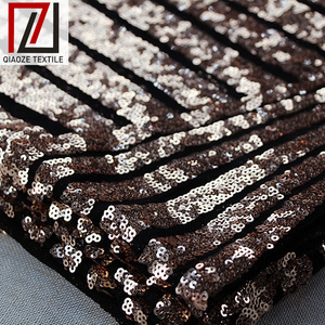 Gran diamante regimiento 3mm tela de lentejuelas vestido de moda - Product Image 5