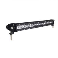 Minibarra de luz LED delgada de 54 vatios 21in con carcasa muy delgada C.REE, foco de una hilera, lámpara de conducción fuera de carretera, venta de fábrica