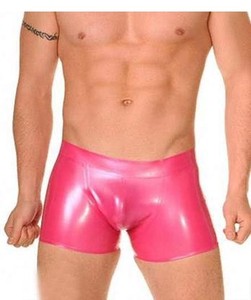 100% <span class=keywords><strong>de</strong></span> látex <span class=keywords><strong>de</strong></span> ropa interior para hombre boxeadores libre <span class=keywords><strong>de</strong></span> látex ropa interior elástica Sexy - Product Image 2