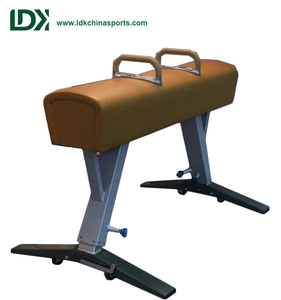 Cạnh Tranh <span class=keywords><strong>Pommel</strong></span> Horse Cao Cấp Thép Đứng PU Thể Dục Huấn Luyện Viên Vaulting Pommels Ngựa Với Xử Lý - Product Image 4