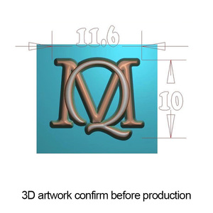 Tùy chỉnh khắc logo thương hiệu kim loại Áo sơ mi nhãn Tag cho quần áo khăn giày - Product Image 2