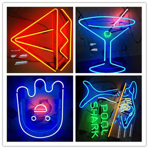 Real Glass <strong>Neon</strong> bar <strong>Signs</strong> for Home <strong>Beer</strong> Bar Pub Lights Windows Garage - Product Image 5